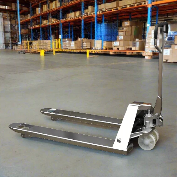 Manual Pallet Jack | Stainless Steel |5500 lbs Capacity | EKKO A25S
