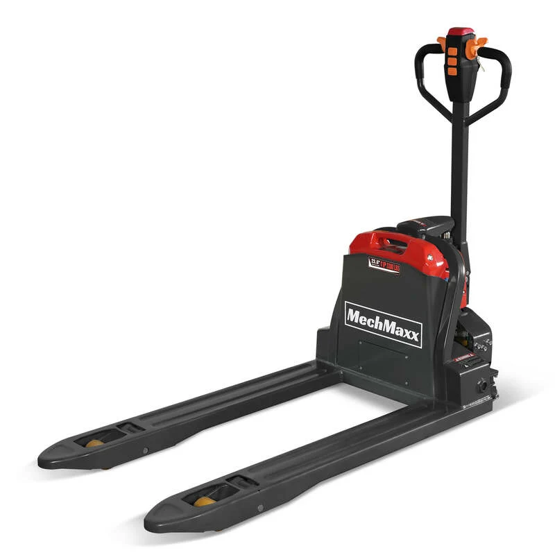 MechMaxx 202001 Electric Pallet Jack – 3300 lb Lithium Battery Walkie Pallet Truck with 45" Forks