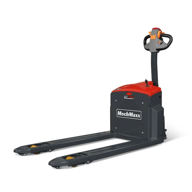 MechMaxx 202011 EPT44 Electric Pallet Jack 4400 lb Lithium Battery Walkie Pallet Truck 45" x 27" Forks