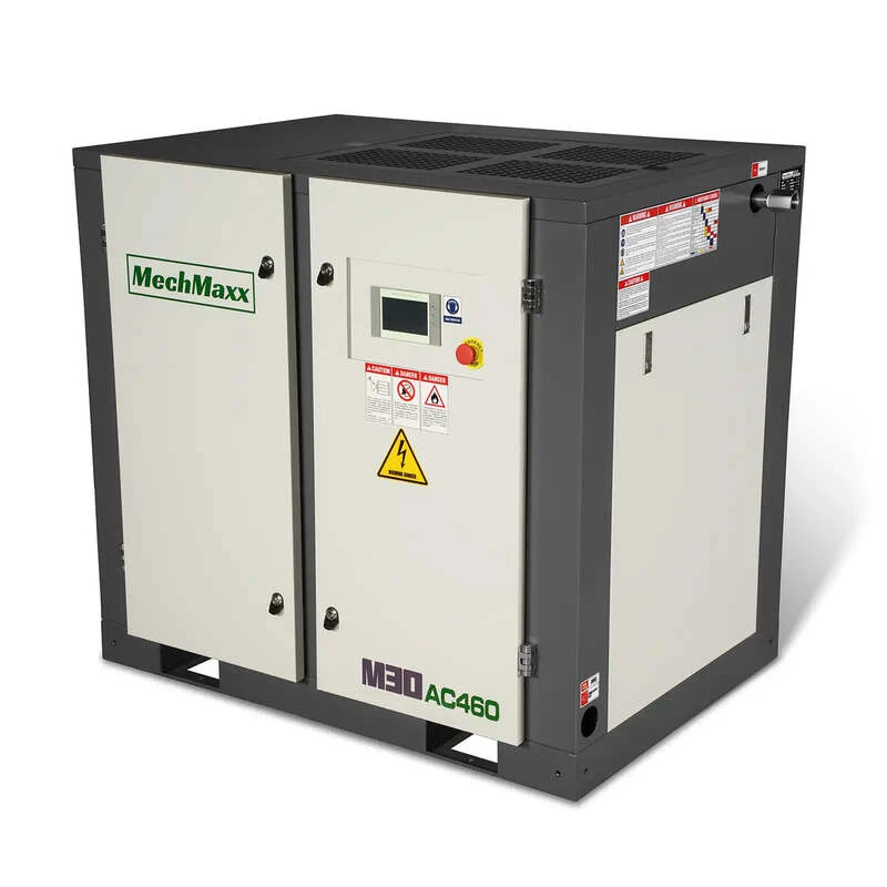 MechMaxx 300006 30HP Rotary Screw Air Compressor – 106 CFM Industrial Air System