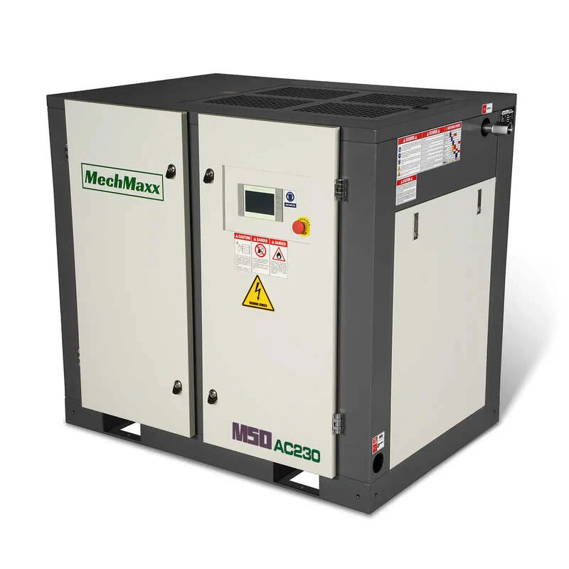 MechMaxx 300007 50HP Rotary Screw Air Compressor – 220 CFM Industrial Air System