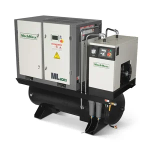 MechMaxx 300011 20HP Rotary Screw Air Compressor with Dryer & 105-Gal Tank – 78 CFM Industrial Air System