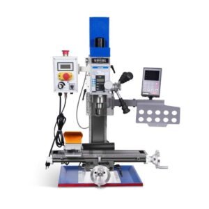 MechMaxx 500201 VM18LD 6" x 20" Benchtop Mill Drill with DRO – 1HP Variable Speed R8 Milling Machine