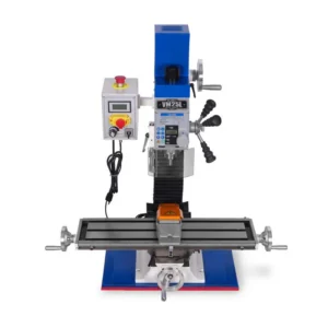 MechMaxx 500202 VM25L 7" x 27-1/2" Benchtop Mini Mill Drill – 1.5HP Variable Speed R8 Milling Machine