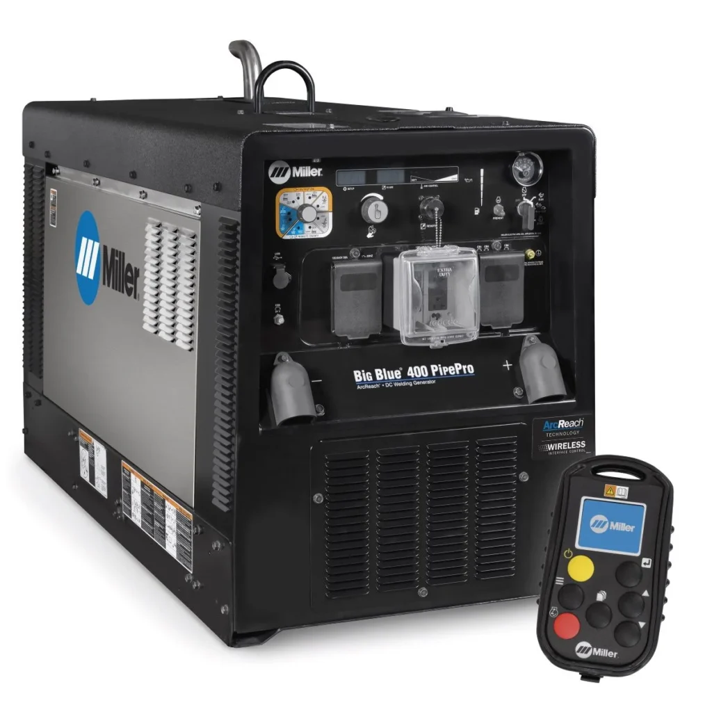 Miller Big Blue 400 PipePro (Mitsubishi) Stainless Steel w/ Wireless Interface Control- 907805