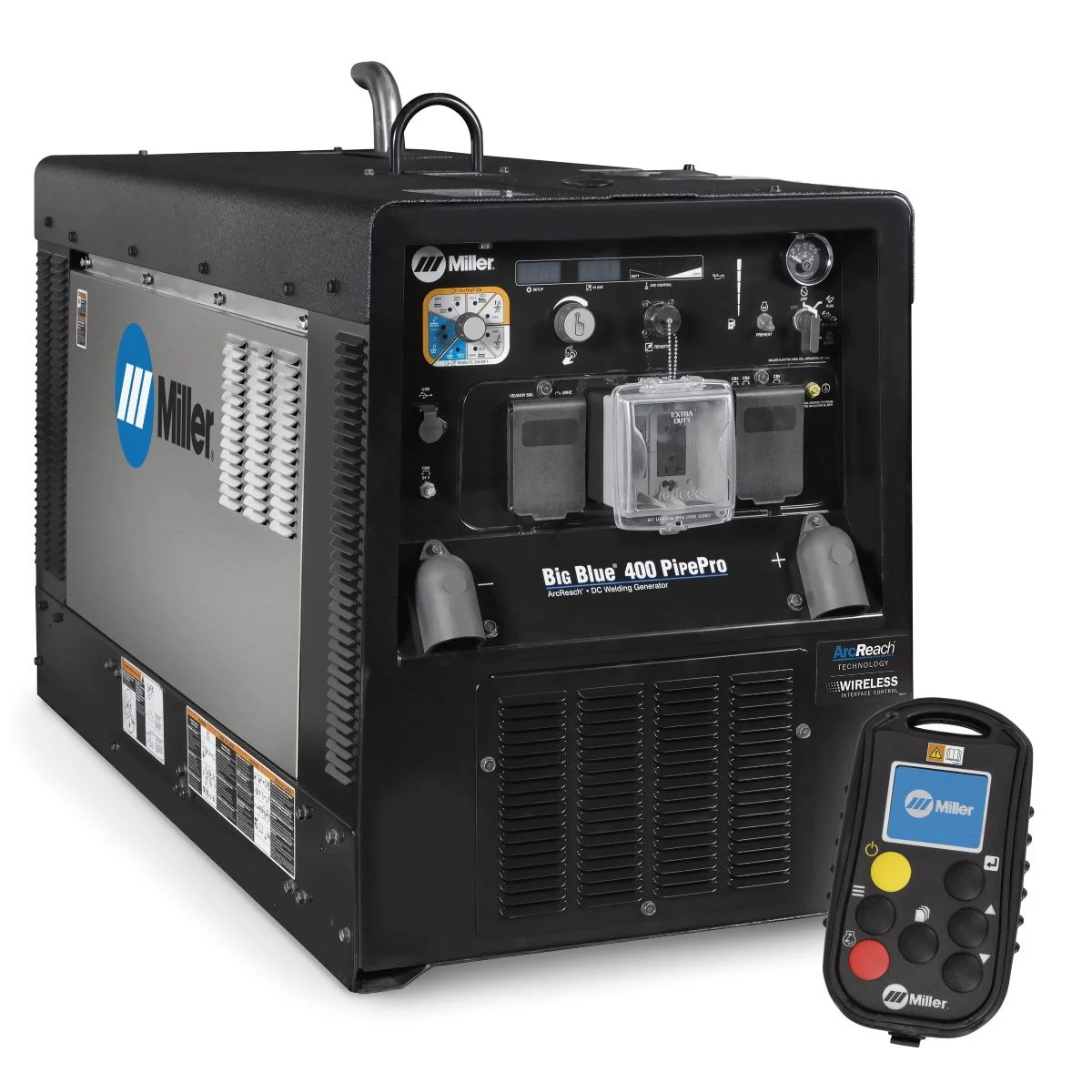 Miller Big Blue 400 PipePro (Mitsubishi) Stainless Steel w/ Wireless Interface Control- 907805