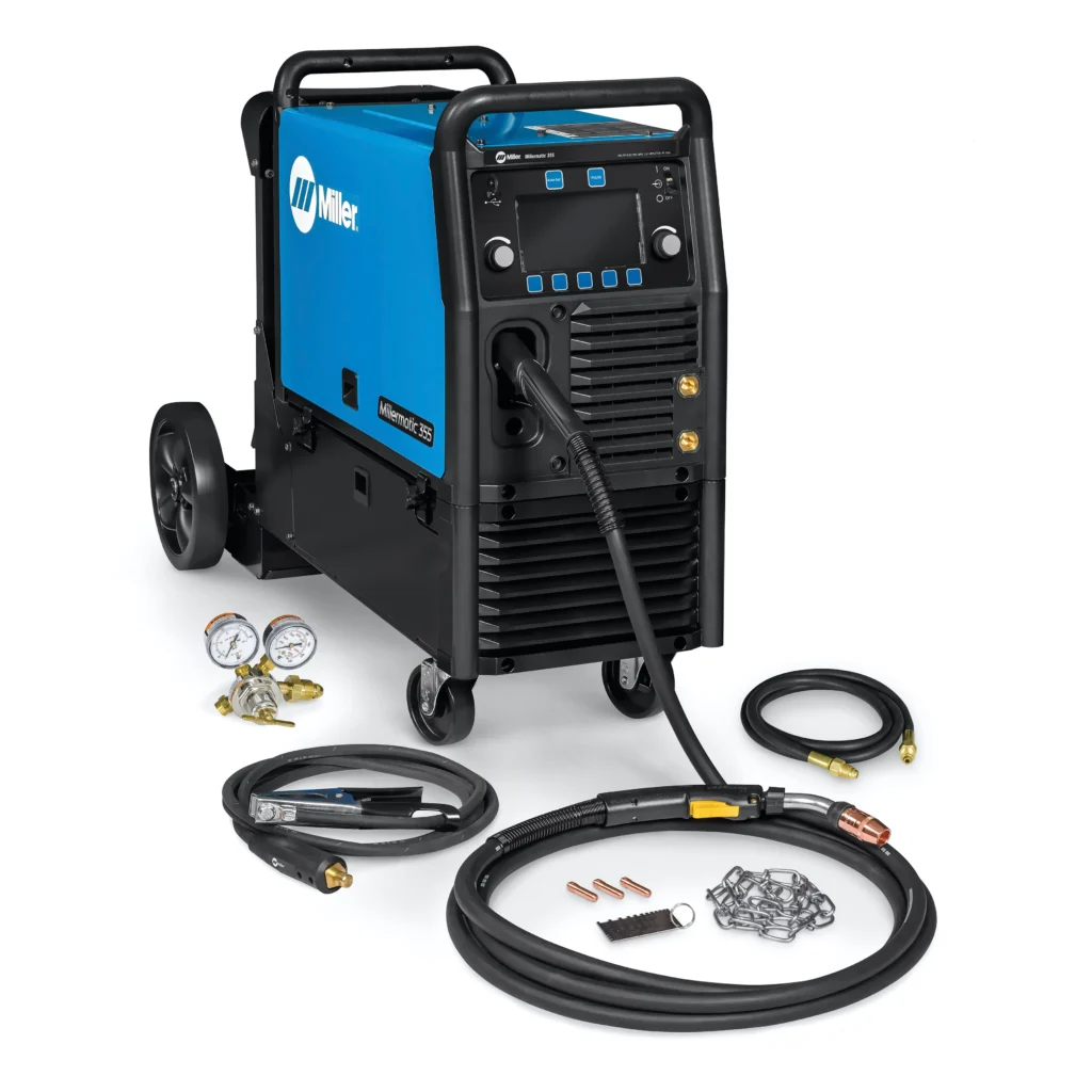 Miller Millermatic 355 Pulse Capable MIG Welder with EZ-Latch Cart- 951926