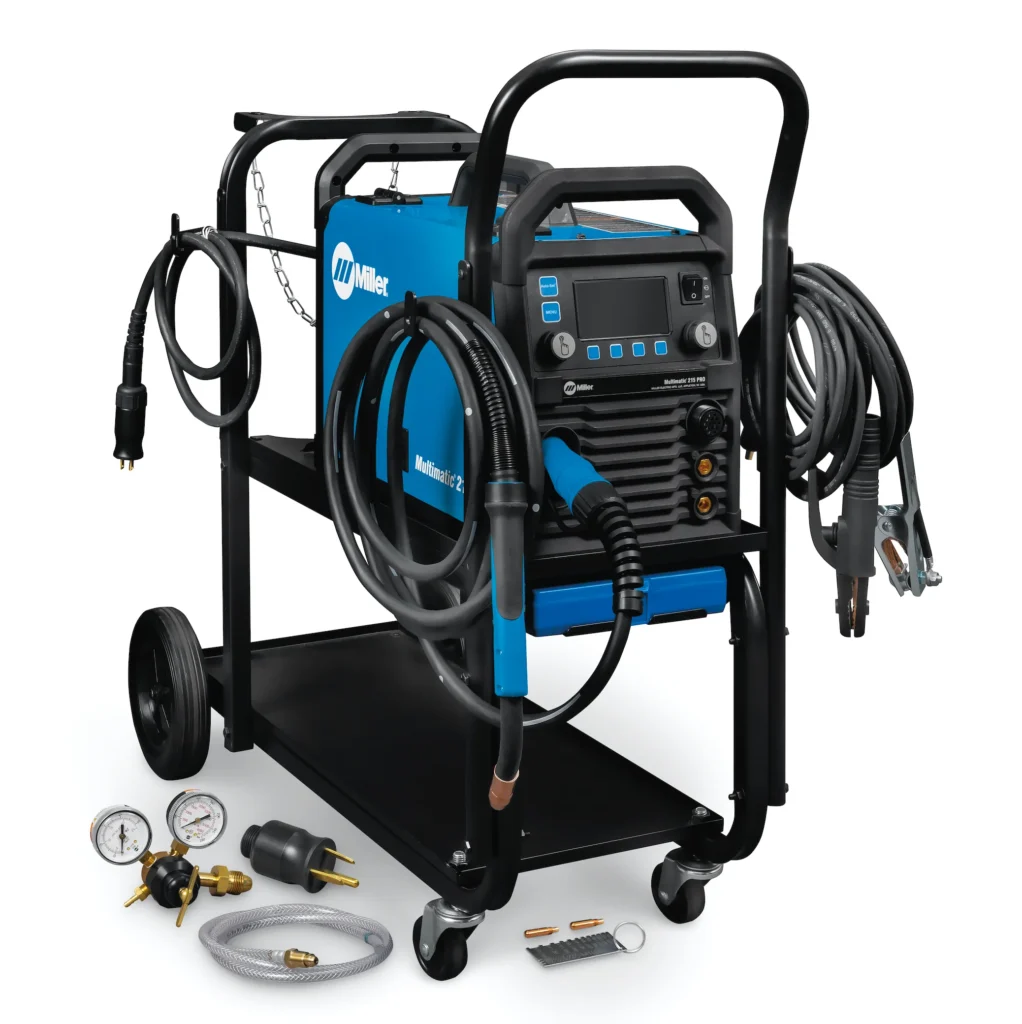 Miller Multimatic 215 PRO Multiprocess Welder w/ Running Gear - 951000074