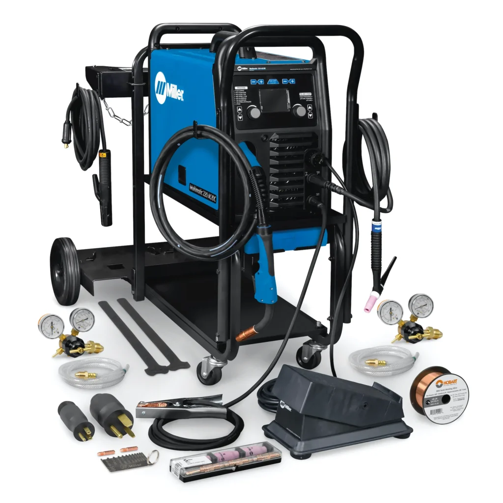 Miller Multimatic 220 AC/DC Multiprocess Welder w/ Cart - 951000070