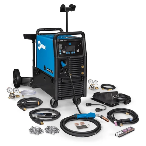 Miller Multimatic 235 Multiprocess Welder w/ EZ-Latch Dual Cart & TIG Kit - 951847