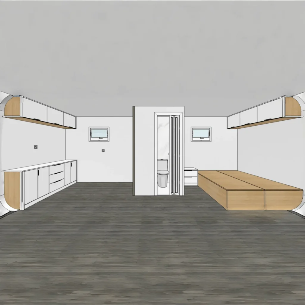 Outdoor Living and Working Tiny House 20ft