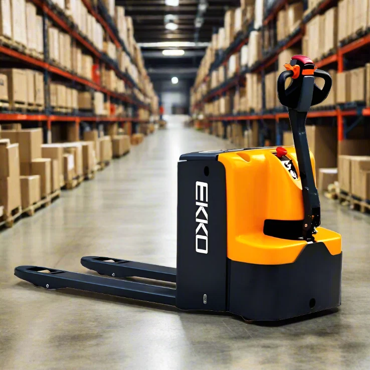 Pallet Jack | Electric Rider | 4400 lbs Capacity | EKKO EP20E