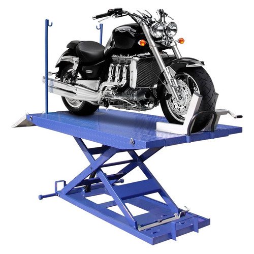 Tuxedo M-1500C-HR 1,500 lb High Rise Motorcycle Lift Bench w/ Vise, Sides,...