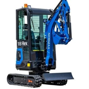 TYPHON 18 FLEX PRO 1.8 Ton Mini Excavator USA with 12 Attachments