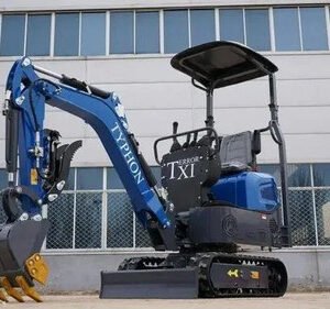 TYPHON TERROR XI STORM Mini Excavator 1.1 Ton Trench Digger with Boom