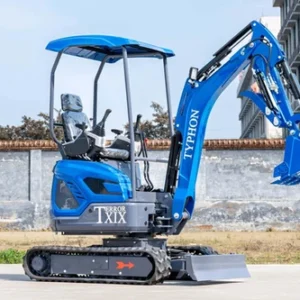 TYPHON TERROR XIX STORM Mini Excavator – 4000lbs Trench Digger with Boom...