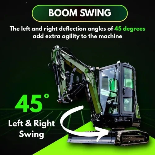 TYPHON TERROR XXV Diesel Mini Excavator 2.7 Ton, 25.1 hp Kubota D1105... - Image 5