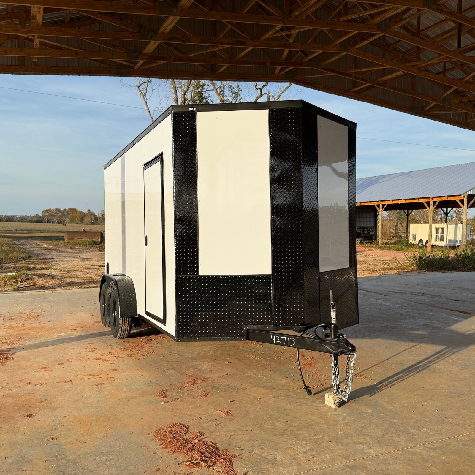 x14 Tandem Axle White Blackout Enclosed Cargo Trailer – Collins Custom Cargo