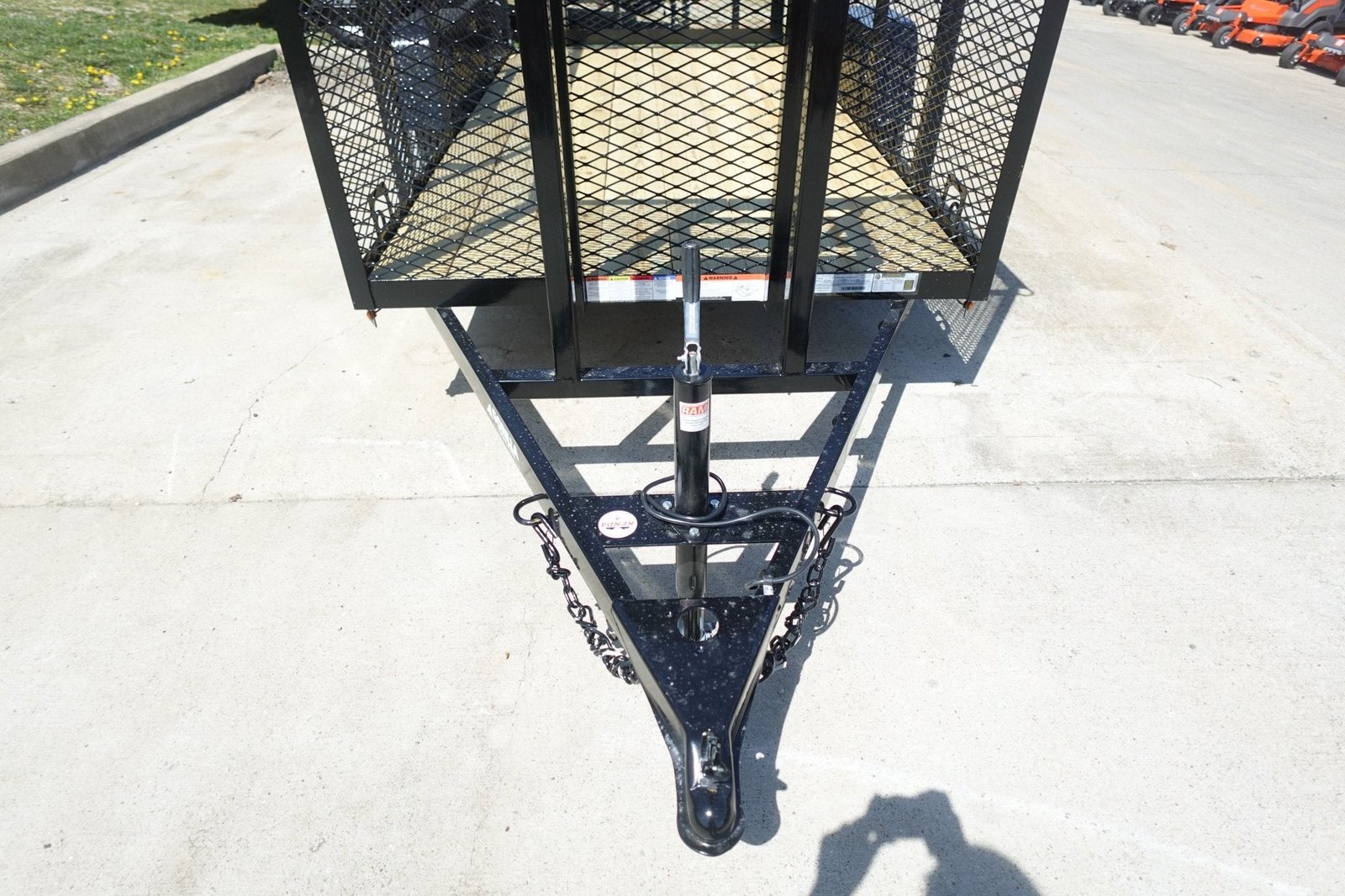 5x10 Straight Deck Debris Loader Utility Trailer (1) 3500lb Axle - Image 4