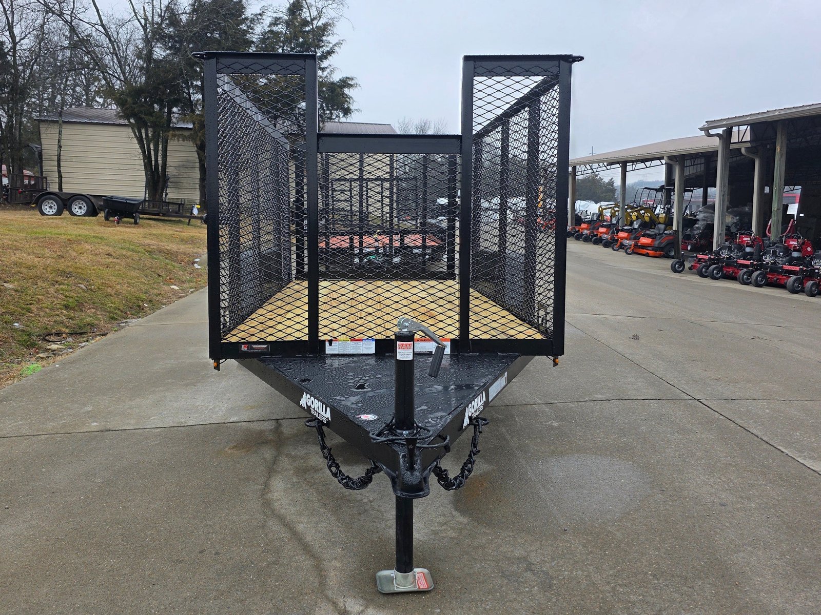 5x10 Straight Deck Debris Loader Utility Trailer (1) 3500lb Axle and Extended Platform - Image 2