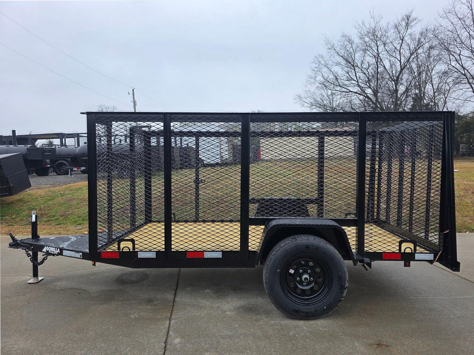 5x10 Straight Deck Debris Loader Utility Trailer (1) 3500lb Axle and Extended Platform - Image 3