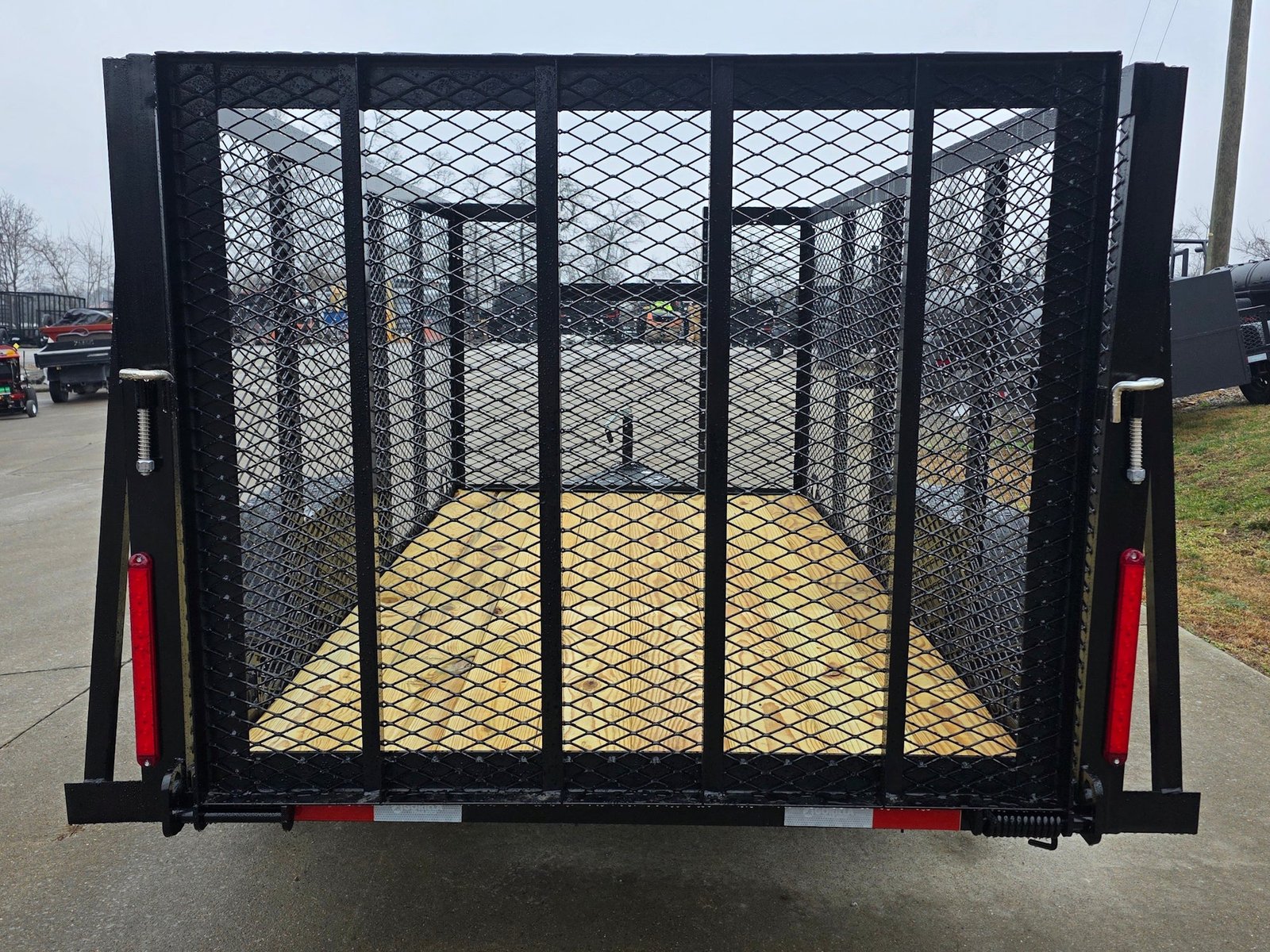 5x10 Straight Deck Debris Loader Utility Trailer (1) 3500lb Axle and Extended Platform - Image 5