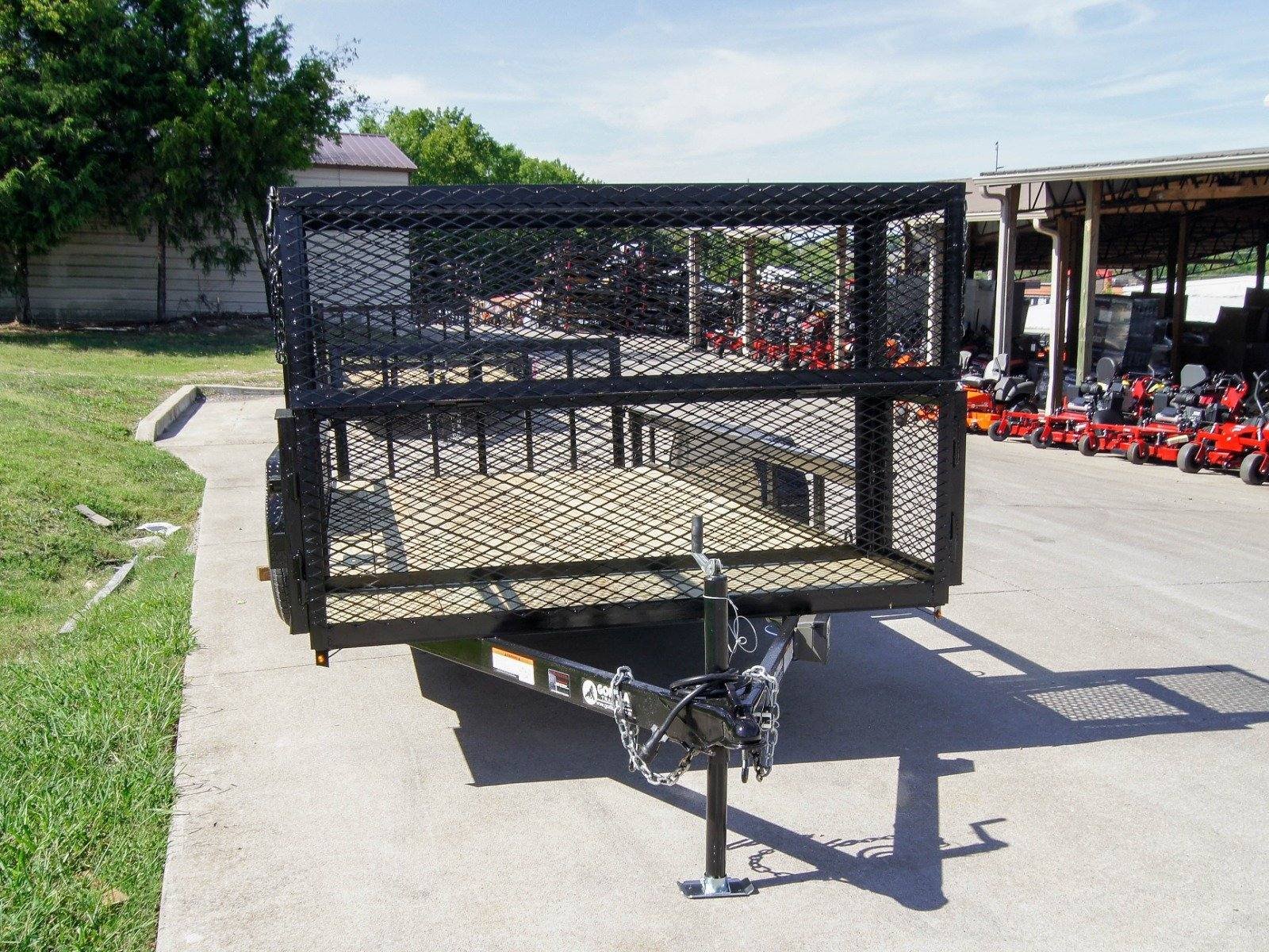 6.4x16 Dovetail Utility Trailer Stacked Baskets (2) 3500lb Axles - Image 8