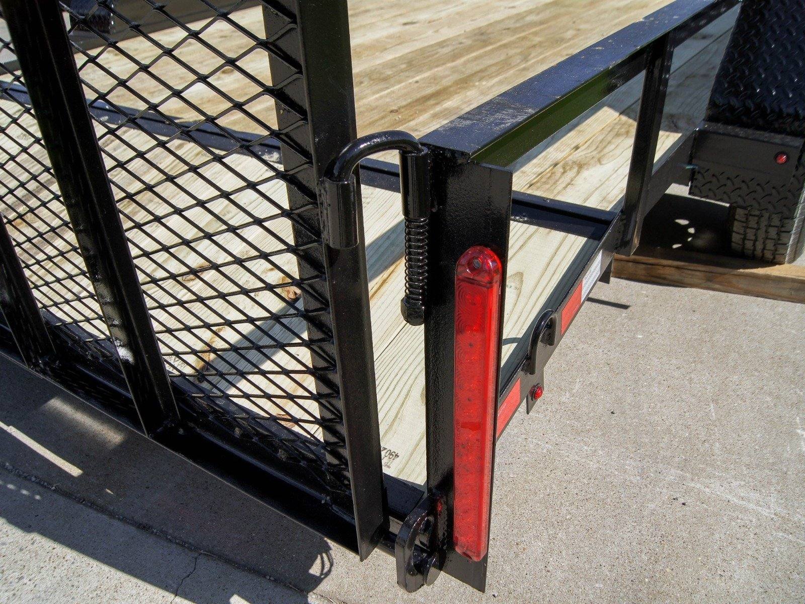 6.4x16 Dovetail Utility Trailer Stacked Baskets (2) 3500lb Axles - Image 14
