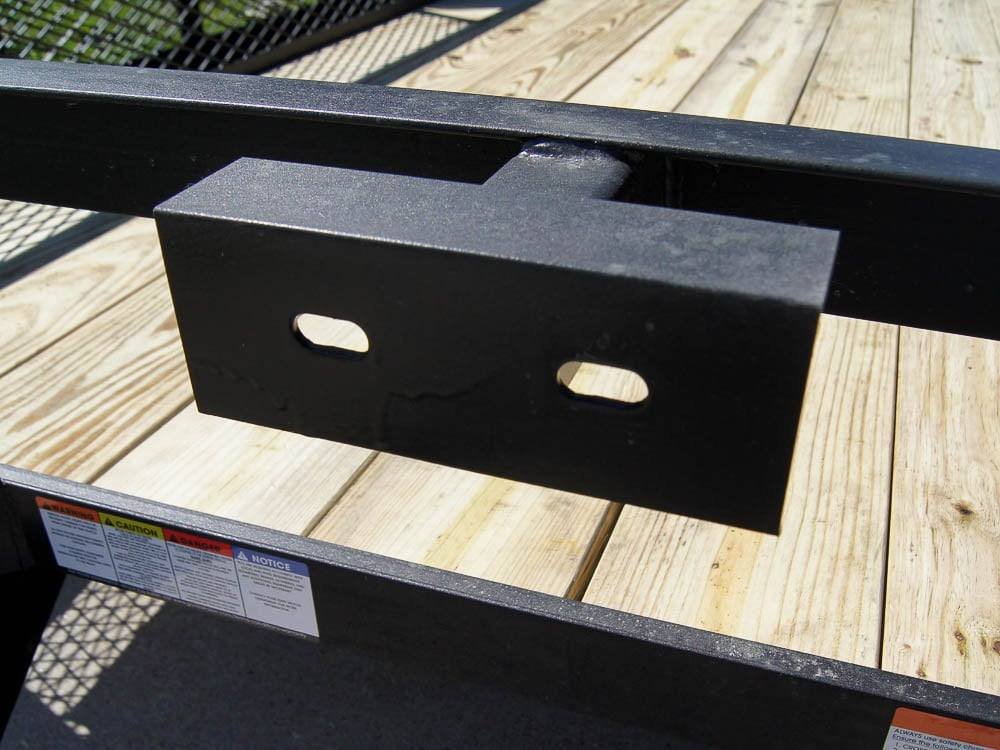 6.4x16 Dovetail Utility Trailer with Side Baskets (2) 3500lb Axles - Image 8