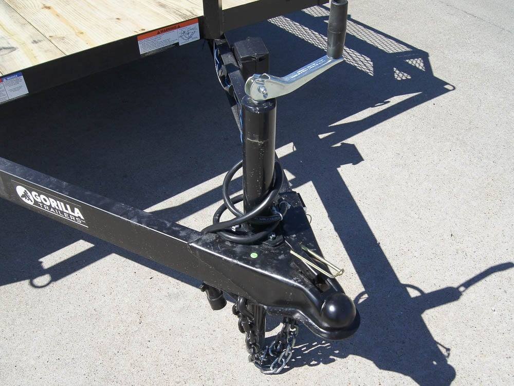 6.4x16 Dovetail Utility Trailer with Side Baskets (2) 3500lb Axles - Image 9
