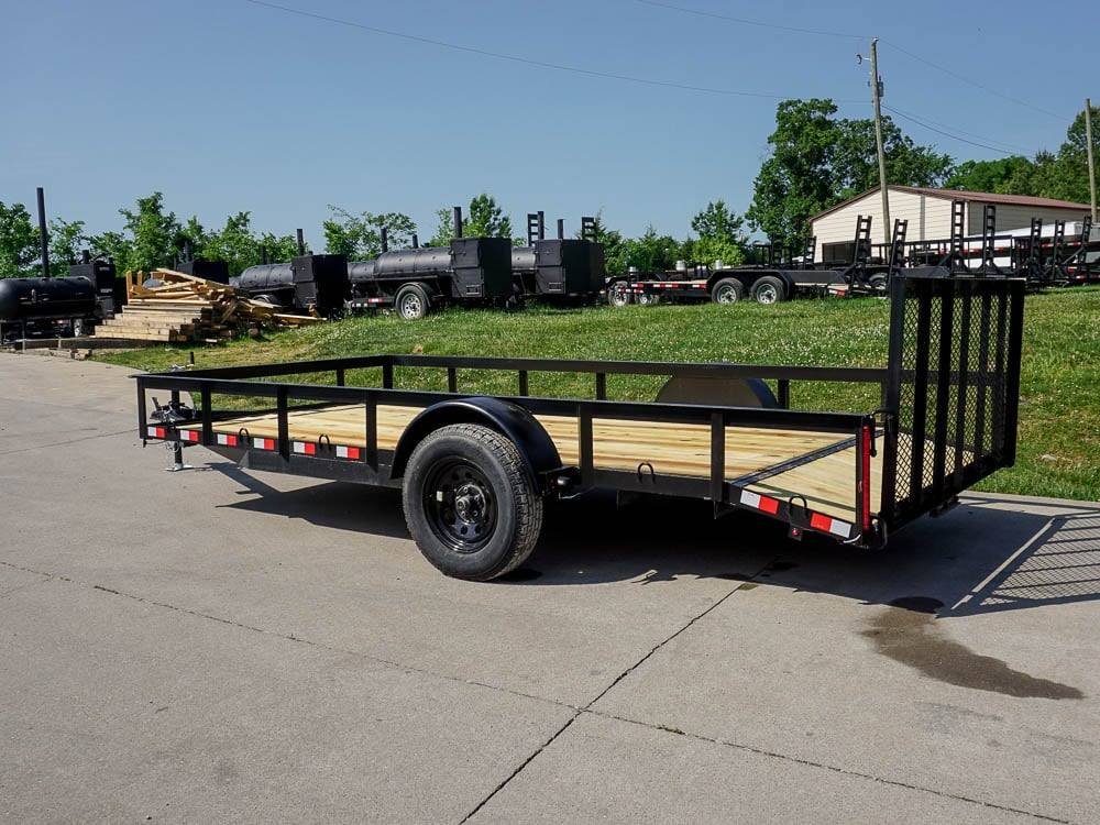 7x14 Dovetail Utility Trailer 3,500lb Axle - Image 4