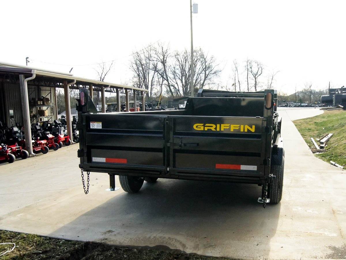 7x16 Gooseneck Telescopic Dump Trailer with 2ft Sides (2) 7K Axles - Image 6