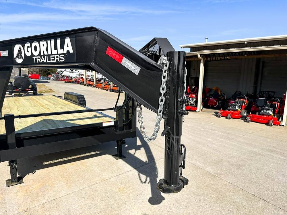 7x22 Gooseneck Tilt Car Hauler Trailer (2) 7K Drop Axles with Brakes 14K GVWR - Image 6