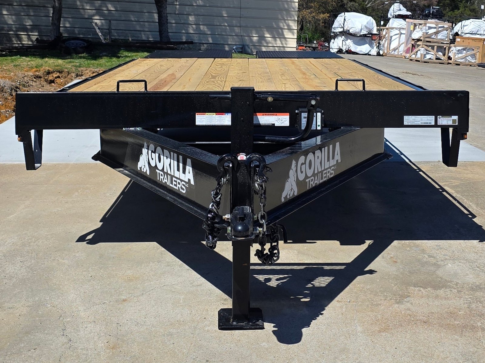 8.5x20 I Beam Deck over Dovetail Equipment Trailer 2-7k Axles with King Kong Ramps - Image 2