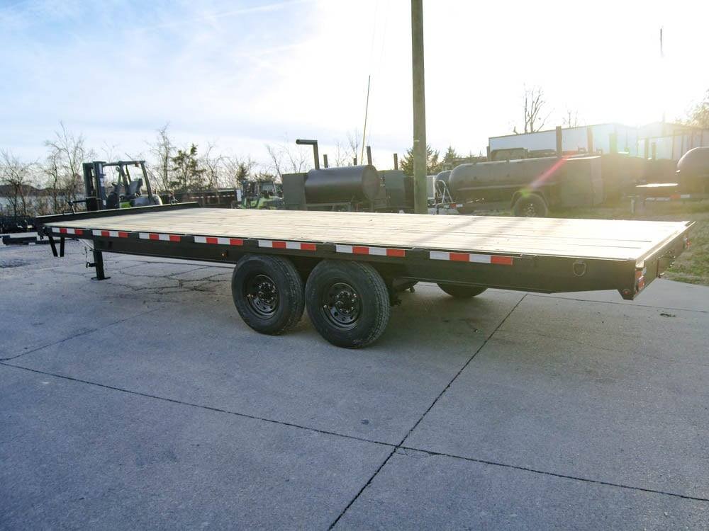 8.5x22 Straight Deckover Trailer (2) 7K Axles with Slide Out Ramps 14K GVWR - Image 5