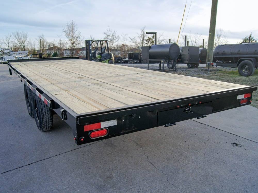 8.5x22 Straight Deckover Trailer (2) 7K Axles with Slide Out Ramps 14K GVWR - Image 6