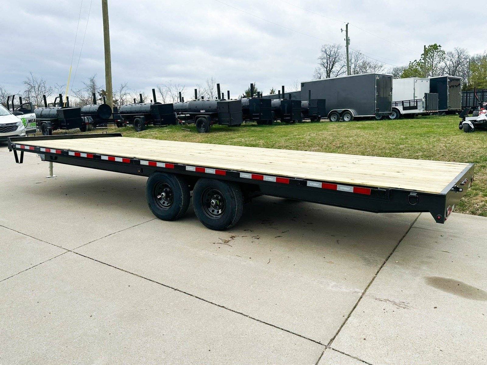 8.5x24 IBeam Deckover Equipment Trailer Straight Deck (2) 5200lb Axles - Image 6