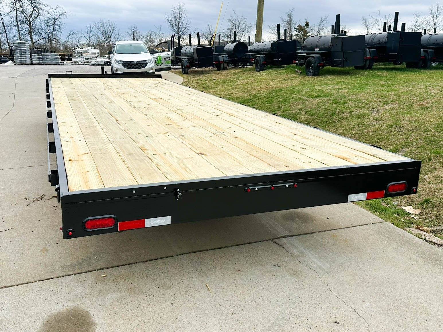 8.5x24 IBeam Deckover Equipment Trailer Straight Deck (2) 5200lb Axles - Image 7