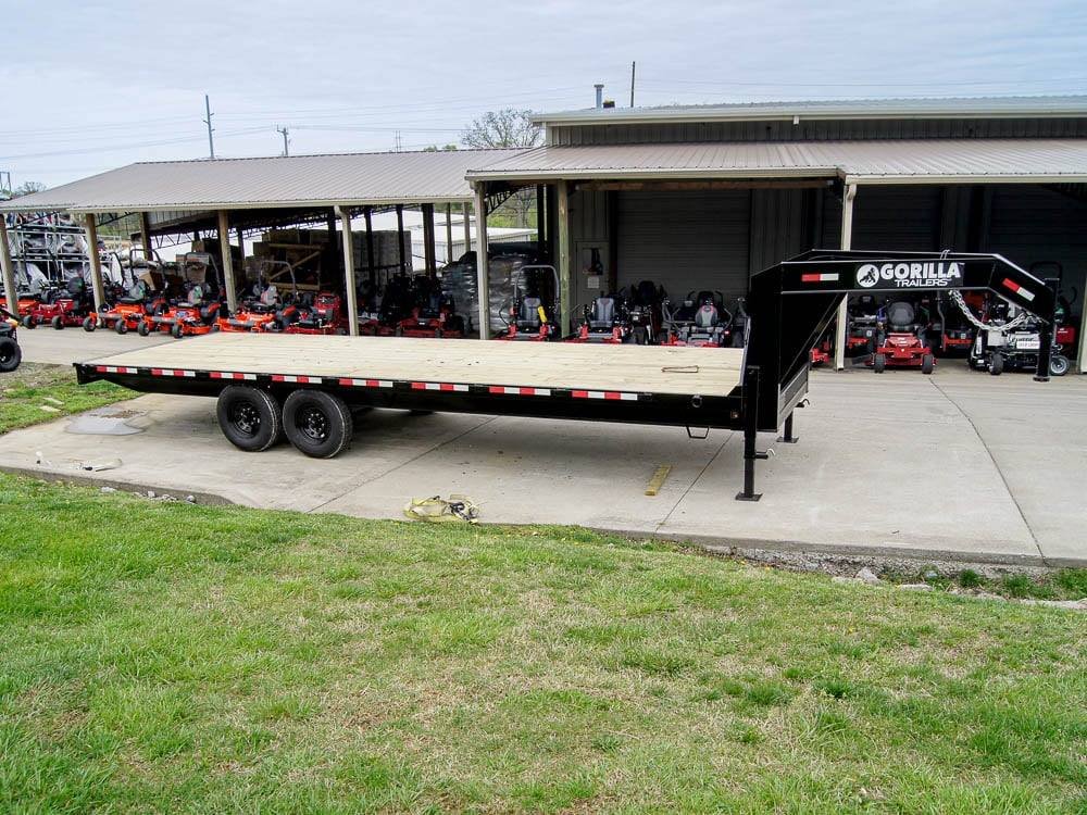 8.5x25 IBeam Gooseneck Straight Deckover Trailer (2) 7K Axles Slide Ramps 14K GVWR - Image 7