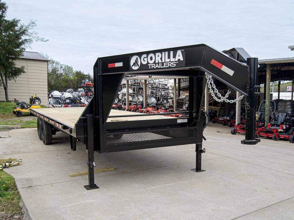 8.5x25 IBeam Gooseneck Straight Deckover Trailer (2) 7K Axles Slide Ramps 14K GVWR - Image 8
